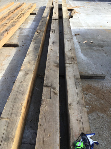 PINE BEAMS SOLID  Price by the Linear Foot