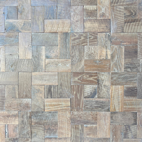 E&K Custom Finished Reclaimed Oak Parquet Flooring