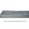 Reclaimed Douglas Fir Mantle Stained Finished Reclaimed Douglas Fir Mantle Stained Finished