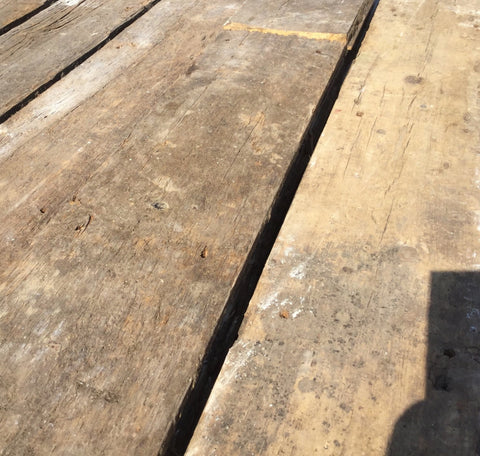 Pine Thrashing Barn Floor 2x10 Original T&G - E&K Vintage Wood Inc.,
