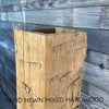 Mixed Hardwood Hand Hewn Box Beam Mixed Hardwood Hand Hewn Box Beam