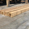E&K Vintage Wood Mixed Hardwood Rough Sawn Box Beams Sanded Brown E&K Vintage Wood Mixed Hardwood Rough Sawn Box Beams Sanded Brown