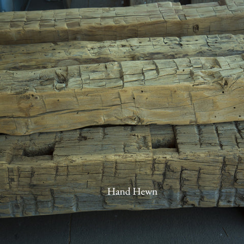 Vintage Hand Hewn Oak Beams E&K Vintage Wood